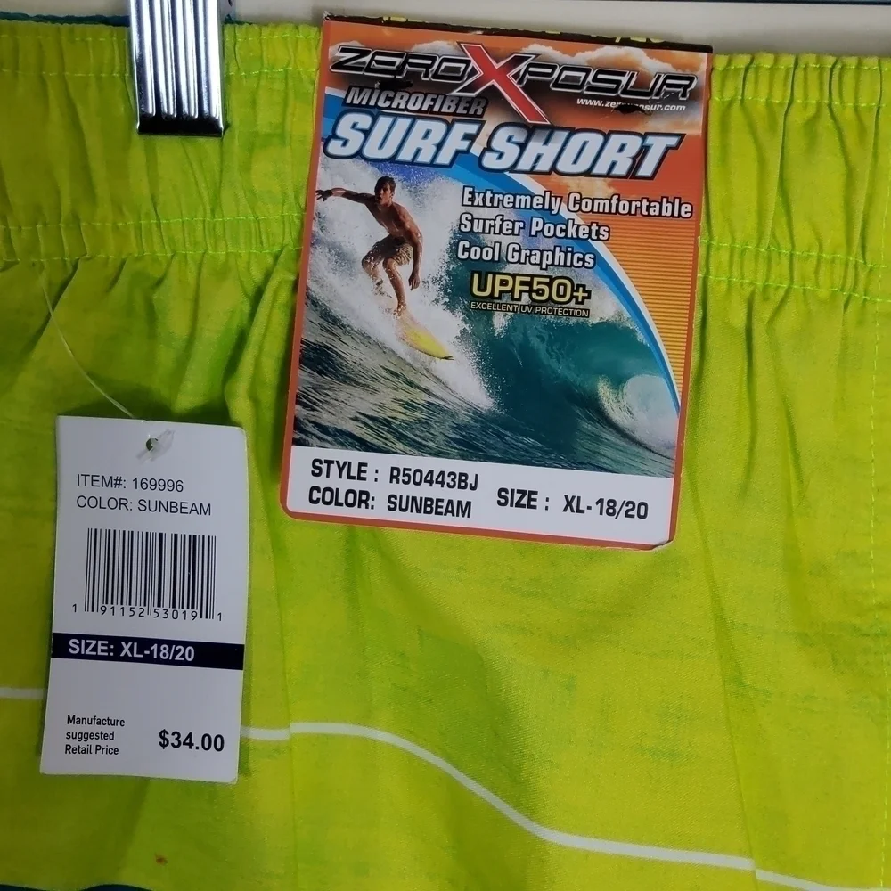 ZeroXposur Boys Swim Trunks NWT